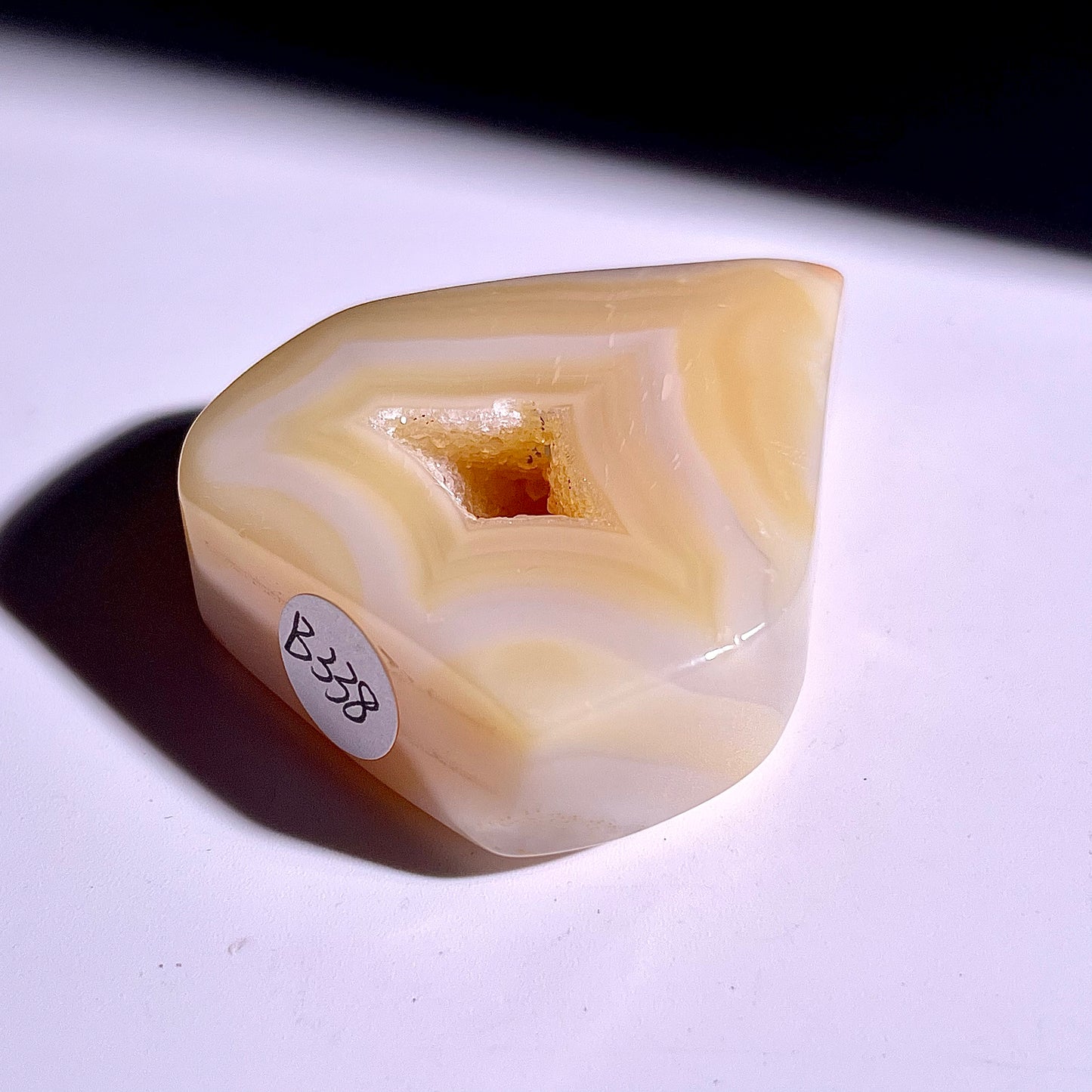 B338◇１点物◇瑪瑙 トーチ◇43×38×14mm◇天然石・鉱物・パワーストーン