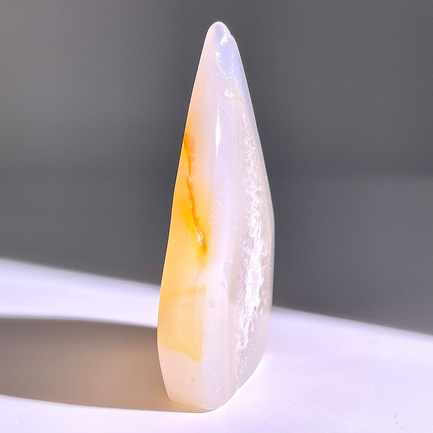 B339◇１点物◇瑪瑙トーチ◇79×50×14mm◇天然石・鉱物・パワーストーン