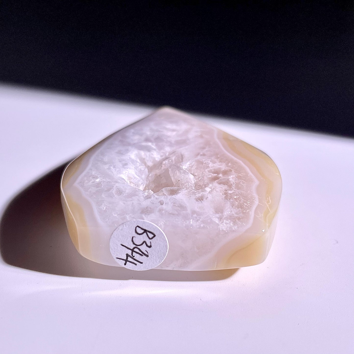 B344◇１点物◇瑪瑙 トーチ◇67×43×43mm◇天然石・鉱物・パワーストーン