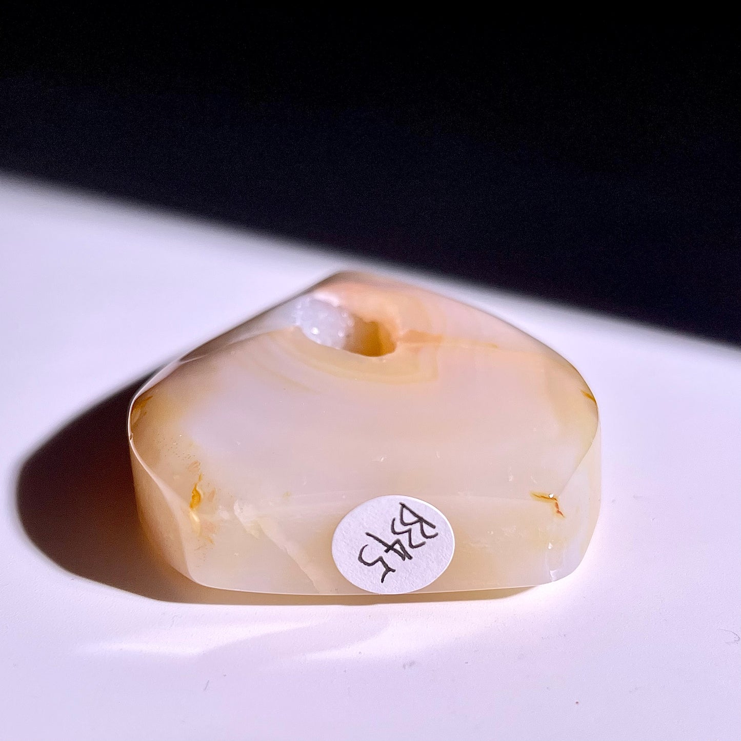 B345◇１点物◇瑪瑙 トーチ◇60×44×14mm◇天然石・鉱物・パワーストーン