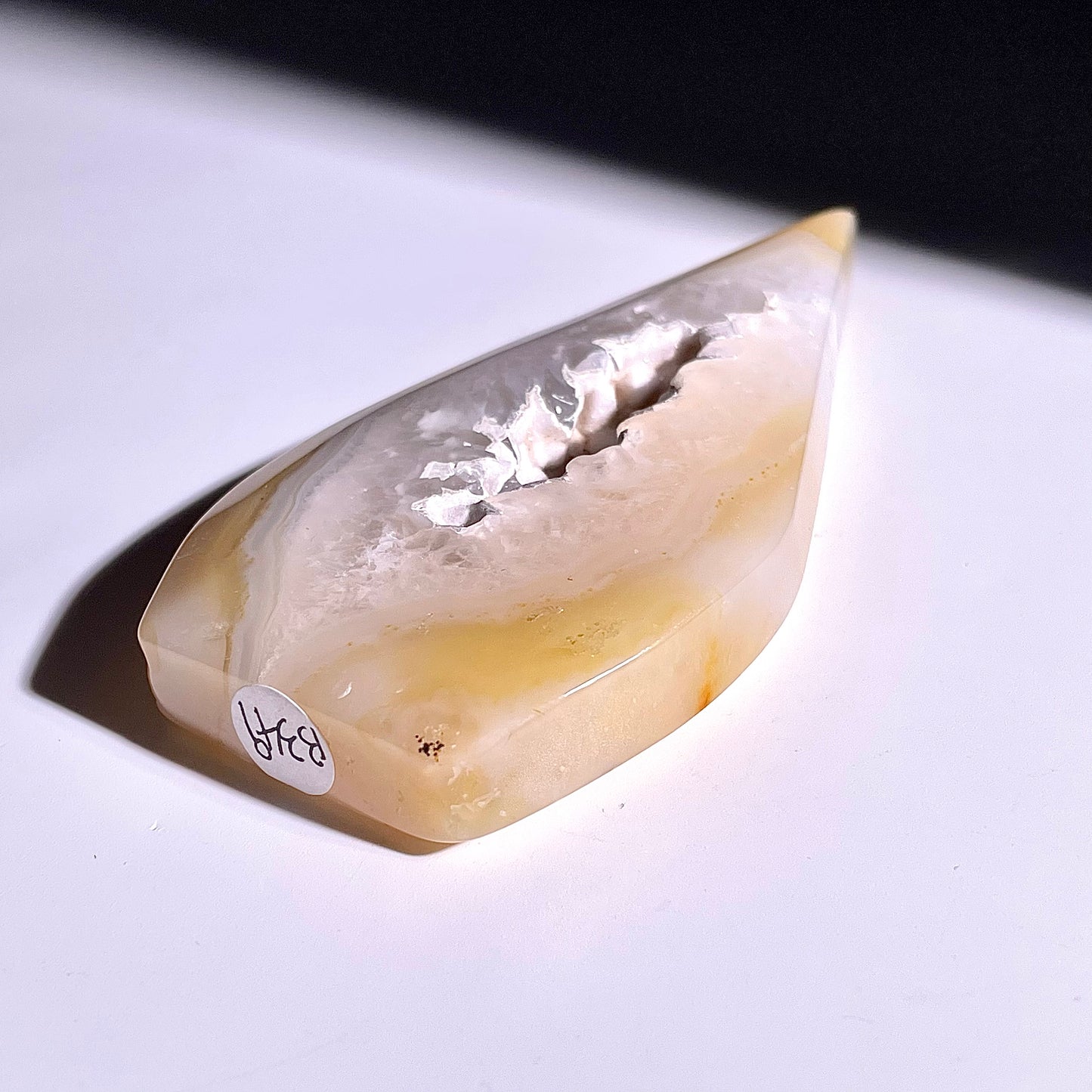 B349◇１点物◇瑪瑙 トーチ◇88×46×13mm◇天然石・鉱物・パワーストーン