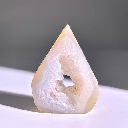 B350◇１点物◇瑪瑙 トーチ◇68×52×13mm◇天然石・鉱物・パワーストーン