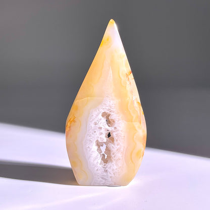 B351◇１点物◇瑪瑙 トーチ◇78×38×14mm◇天然石・鉱物・パワーストーン