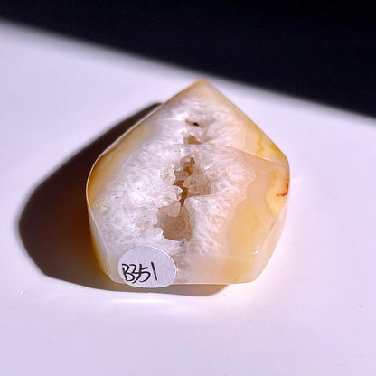 B351◇１点物◇瑪瑙 トーチ◇78×38×14mm◇天然石・鉱物・パワーストーン