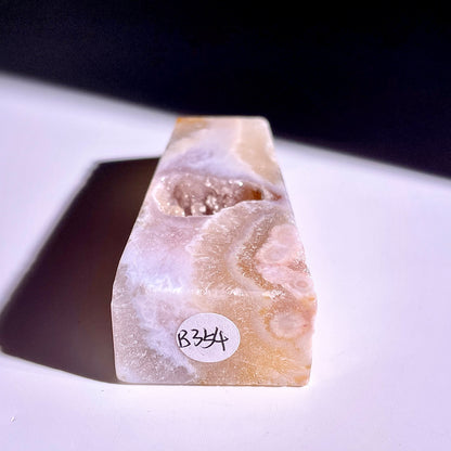 B354◇１点物◇桜瑪瑙 ピラー◇76×29×19mm◇天然石・鉱物・パワーストーン