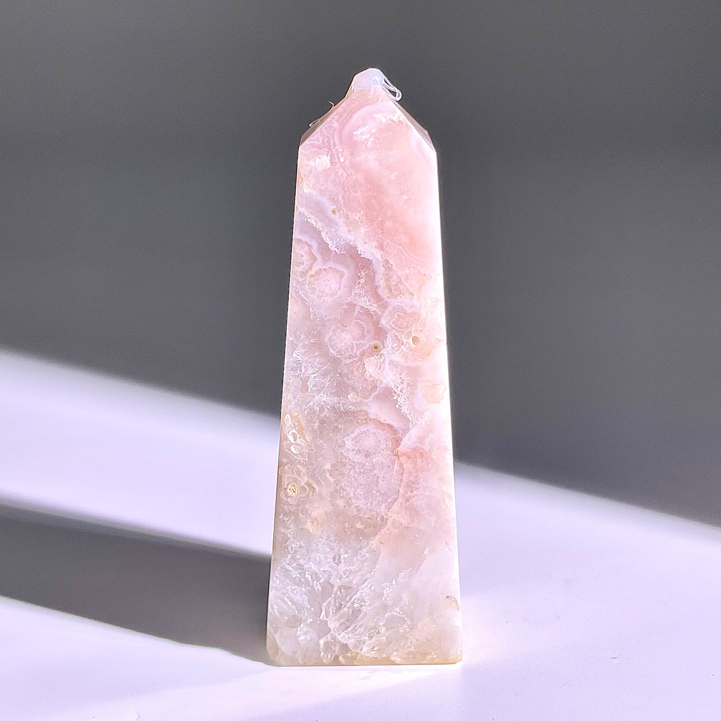 B357◇１点物◇桜瑪瑙 ピラー◇76×27×22mm◇天然石・鉱物・パワーストーン