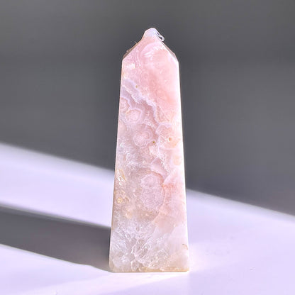 B357◇１点物◇桜瑪瑙 ピラー◇76×27×22mm◇天然石・鉱物・パワーストーン