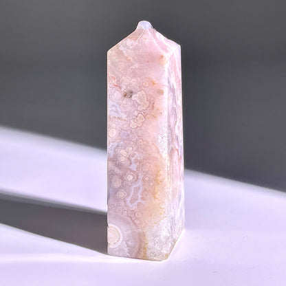 B357◇１点物◇桜瑪瑙 ピラー◇76×27×22mm◇天然石・鉱物・パワーストーン