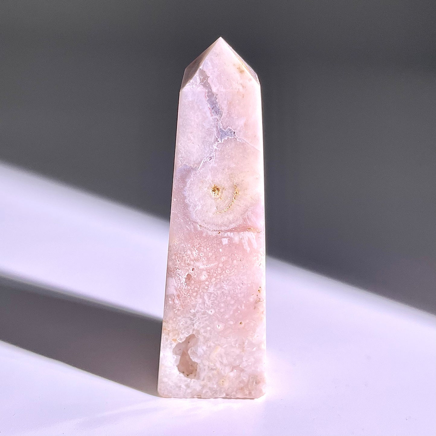 B360◇１点物◇桜瑪瑙 ピラー◇78×22×24mm◇天然石・鉱物・パワーストーン