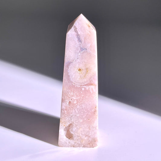 B360◇１点物◇桜瑪瑙 ピラー◇78×22×24mm◇天然石・鉱物・パワーストーン