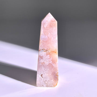 B360◇１点物◇桜瑪瑙 ピラー◇78×22×24mm◇天然石・鉱物・パワーストーン