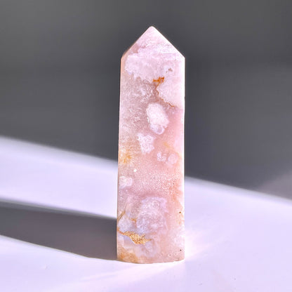 B360◇１点物◇桜瑪瑙 ピラー◇78×22×24mm◇天然石・鉱物・パワーストーン