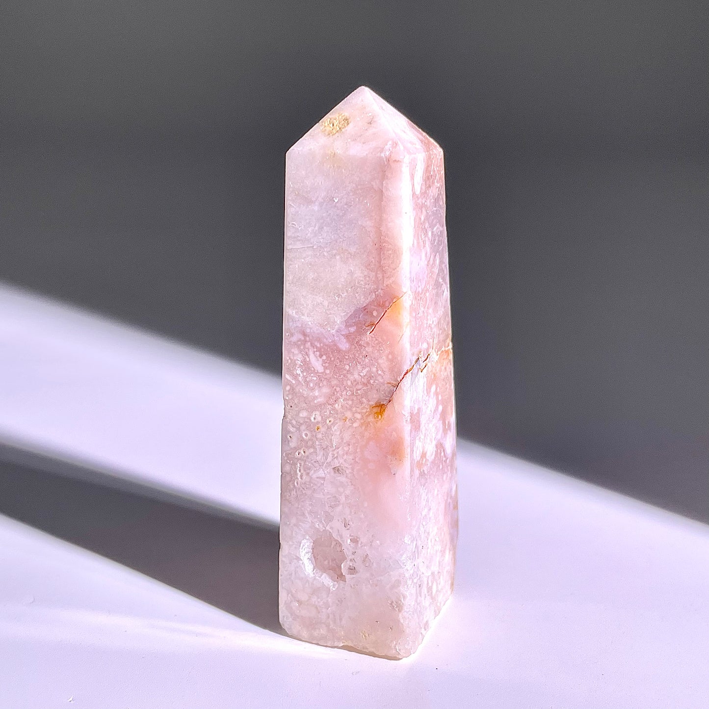 B360◇１点物◇桜瑪瑙 ピラー◇78×22×24mm◇天然石・鉱物・パワーストーン