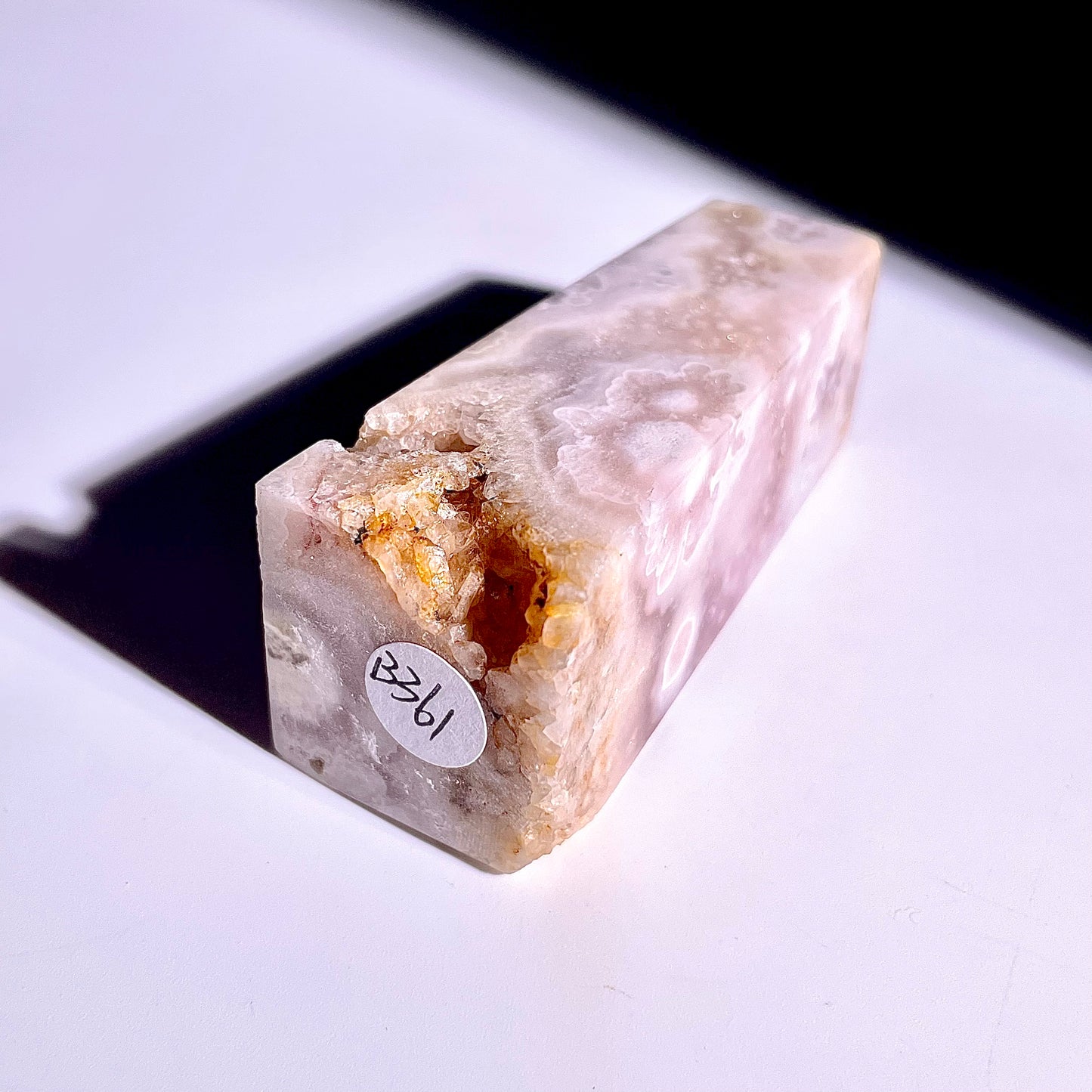 B361◇１点物◇桜瑪瑙 ピラー◇67×25×24mm◇天然石・鉱物・パワーストーン