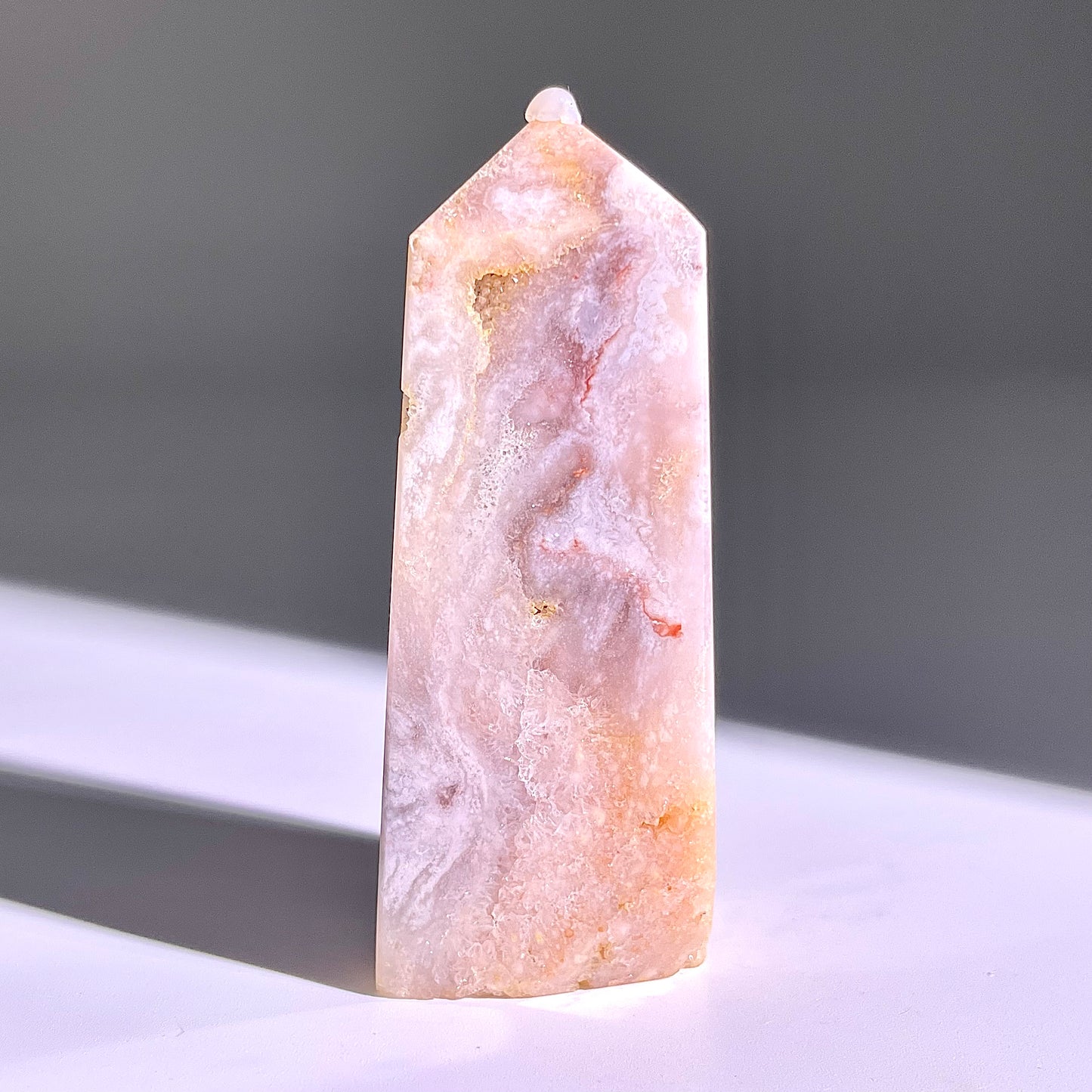 B363◇１点物◇桜瑪瑙 ピラー◇68×26×20mm◇天然石・鉱物・パワーストーン