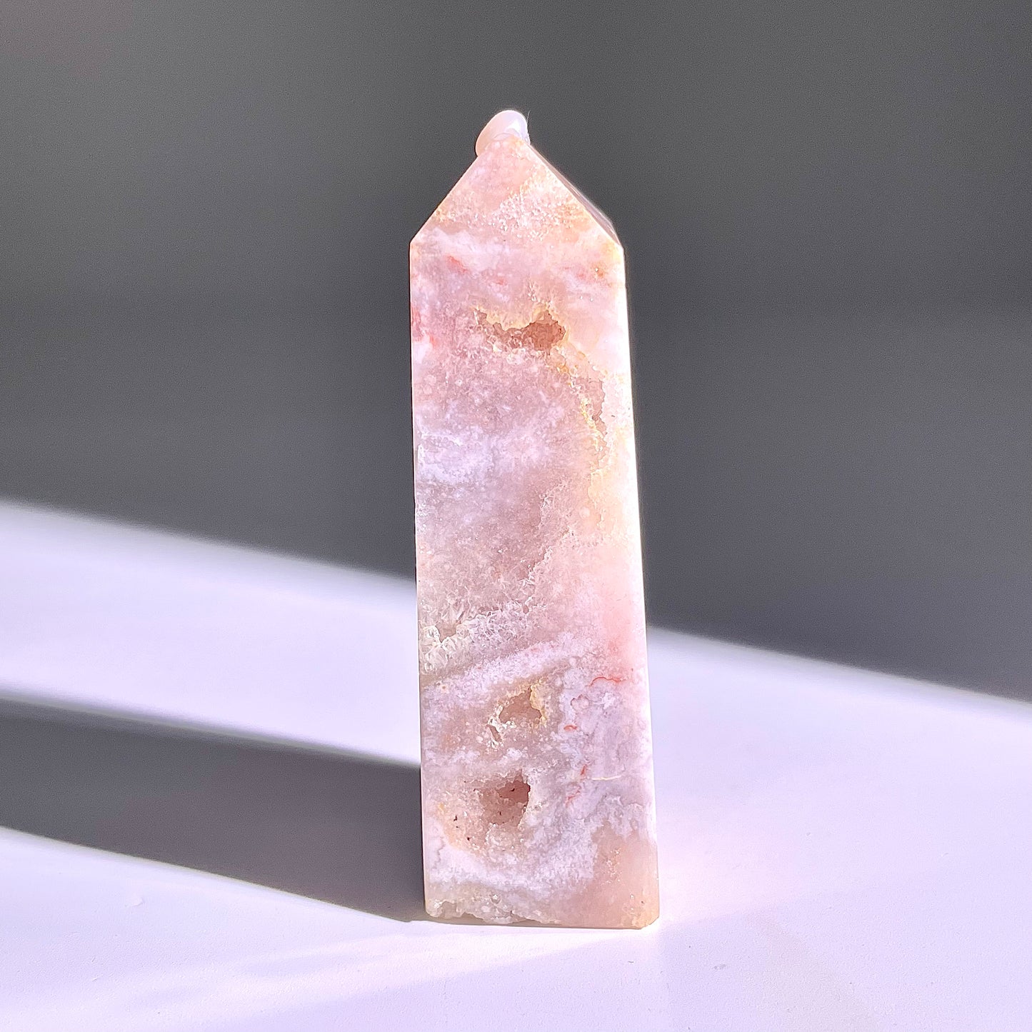 B363◇１点物◇桜瑪瑙 ピラー◇68×26×20mm◇天然石・鉱物・パワーストーン