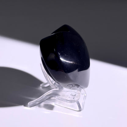 B374◇１点物◇レインボーオブシディアン   ハート◇39×51×25mm◇天然石・鉱物・パワーストーン