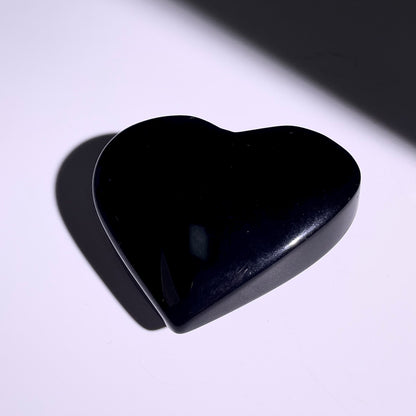 B375◇１点物◇ レインボーオブシディアン ハート◇41×54×22mm◇天然石・鉱物・パワーストーン