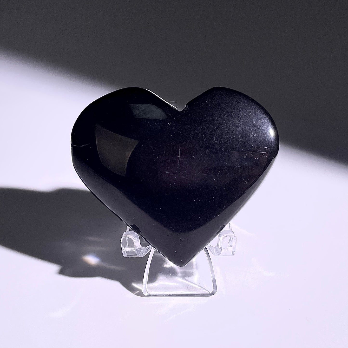 B376◇１点物◇ レインボーオブシディアン ハート◇42×54×21mm◇天然石・鉱物・パワーストーン