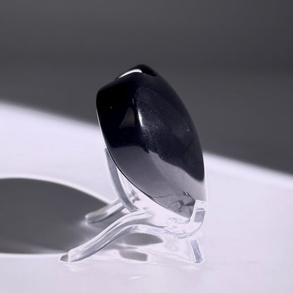 B376◇１点物◇ レインボーオブシディアン ハート◇42×54×21mm◇天然石・鉱物・パワーストーン