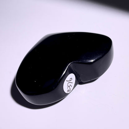 B376◇１点物◇ レインボーオブシディアン ハート◇42×54×21mm◇天然石・鉱物・パワーストーン