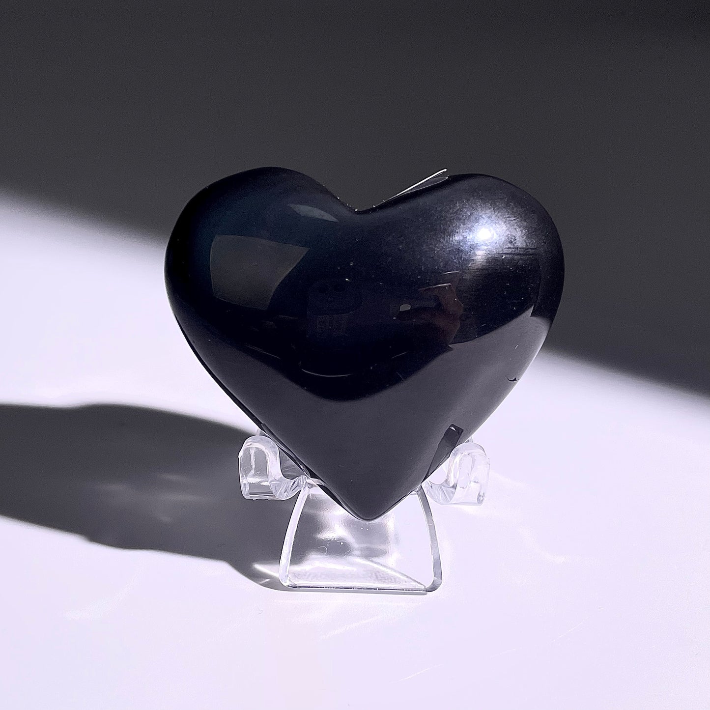 B378◇１点物◇レインボーオブシディアン ハート◇44×60×23mm◇天然石・鉱物・パワーストーン