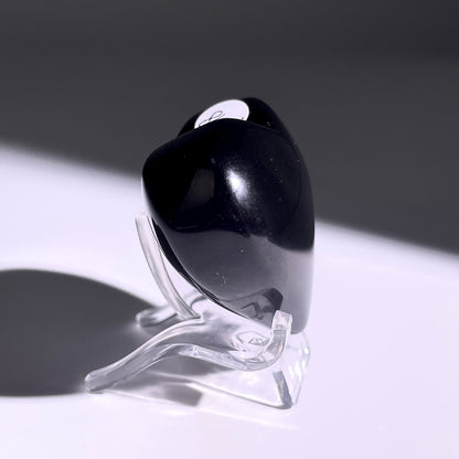 B378◇１点物◇レインボーオブシディアン ハート◇44×60×23mm◇天然石・鉱物・パワーストーン