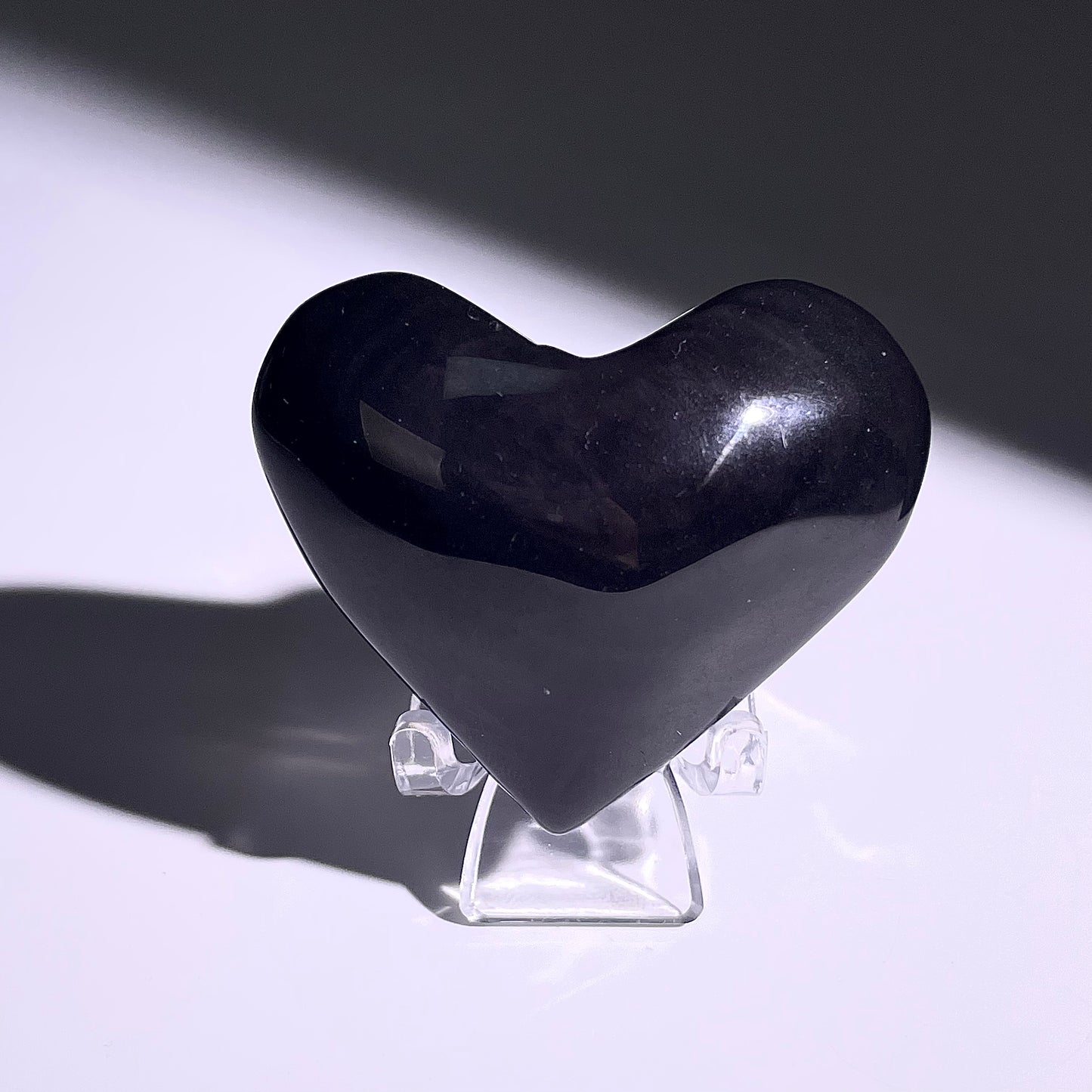 B379◇１点物◇レインボーオブシディアン ハート◇38×51×29mm◇天然石・鉱物・パワーストーン