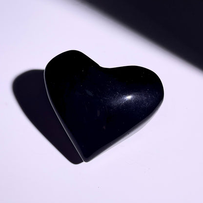 B379◇１点物◇レインボーオブシディアン ハート◇38×51×29mm◇天然石・鉱物・パワーストーン