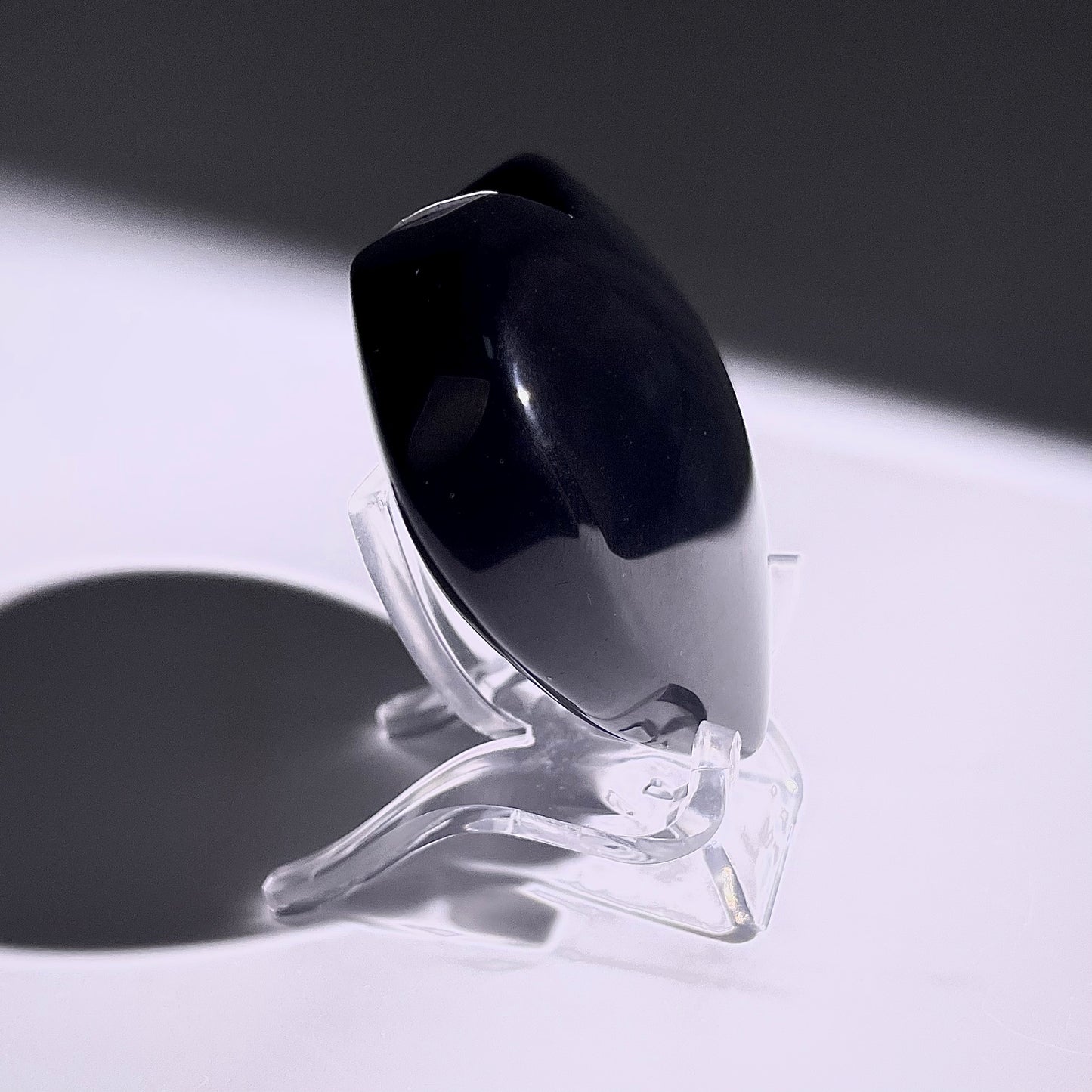 B380◇１点物◇レインボーオブシディアン ハート◇40×51×21mm◇天然石・鉱物・パワーストーン