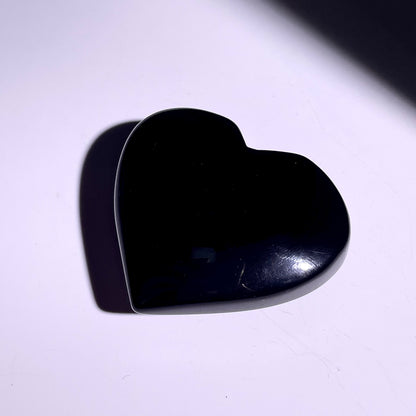 B380◇１点物◇レインボーオブシディアン ハート◇40×51×21mm◇天然石・鉱物・パワーストーン