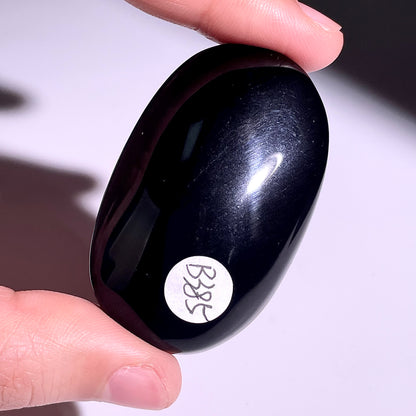 B385◇１点物◇レインボーオブシディアン  パーム◇57×37×20mm◇天然石・鉱物・パワーストーン