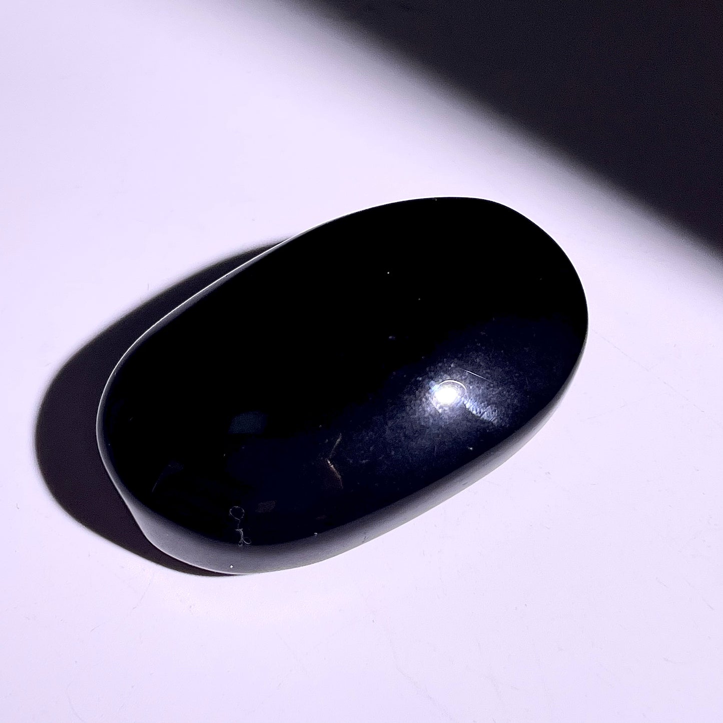 B385◇１点物◇レインボーオブシディアン  パーム◇57×37×20mm◇天然石・鉱物・パワーストーン