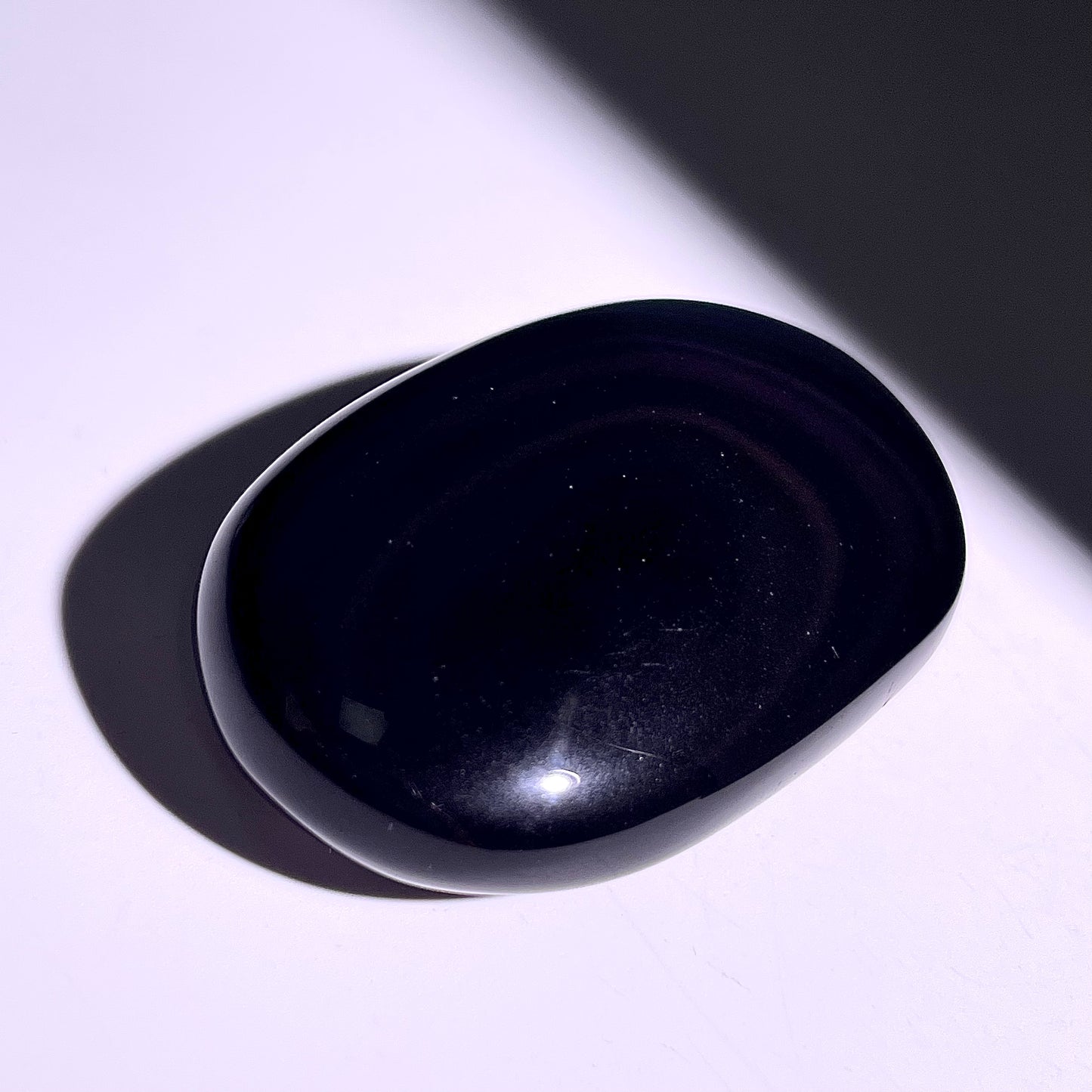 B386◇１点物◇レインボーオブシディアン  パーム◇60×36×18mm◇天然石・鉱物・パワーストーン