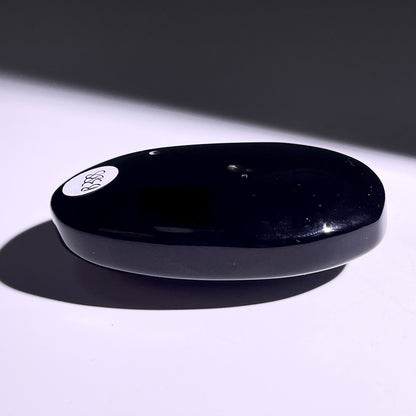 B388◇１点物◇レインボーオブシディアン  パーム◇57×39×18mm◇天然石・鉱物・パワーストーン