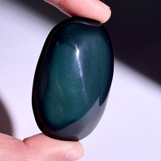 B389◇１点物◇レインボーオブシディアン  パーム◇54×36×19mm◇天然石・鉱物・パワーストーン