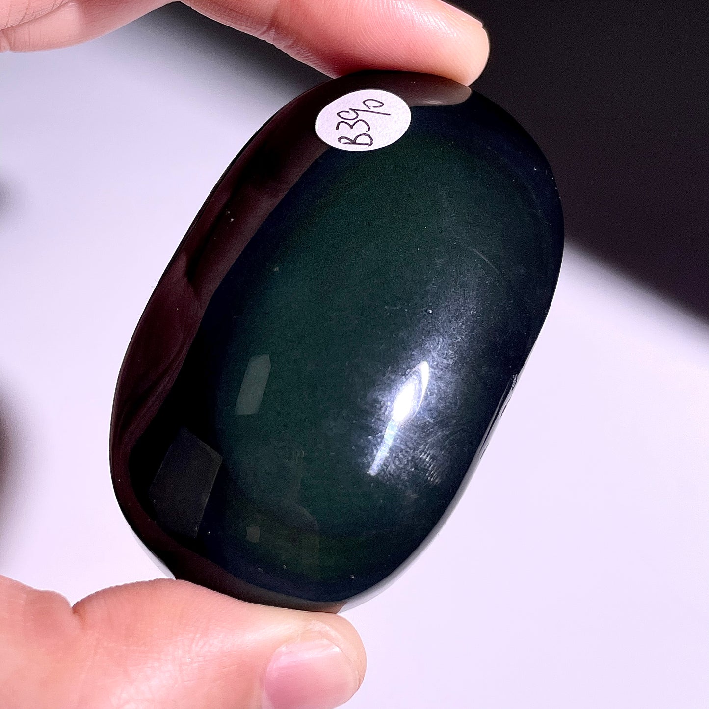 B390◇１点物◇レインボーオブシディアン  パーム◇61×37×21mm◇天然石・鉱物・パワーストーン