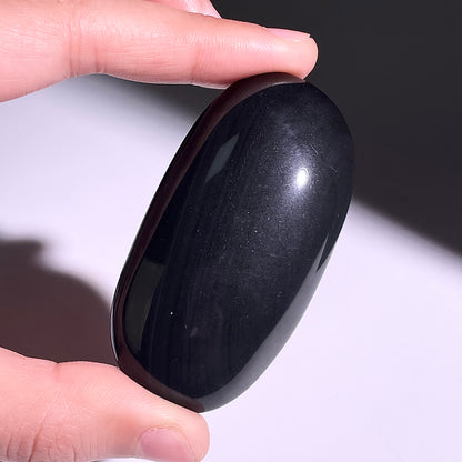 B392◇１点物◇レインボーオブシディアン  パーム◇62×32×18mm◇天然石・鉱物・パワーストーン