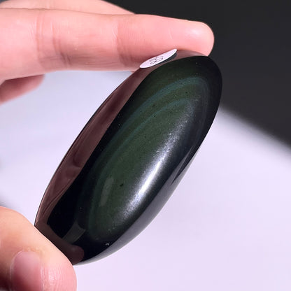 B392◇１点物◇レインボーオブシディアン  パーム◇62×32×18mm◇天然石・鉱物・パワーストーン