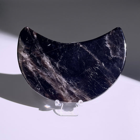 B393◇１点物◇モリオン  ムーン◇118×65×10mm◇天然石・鉱物・パワーストーン