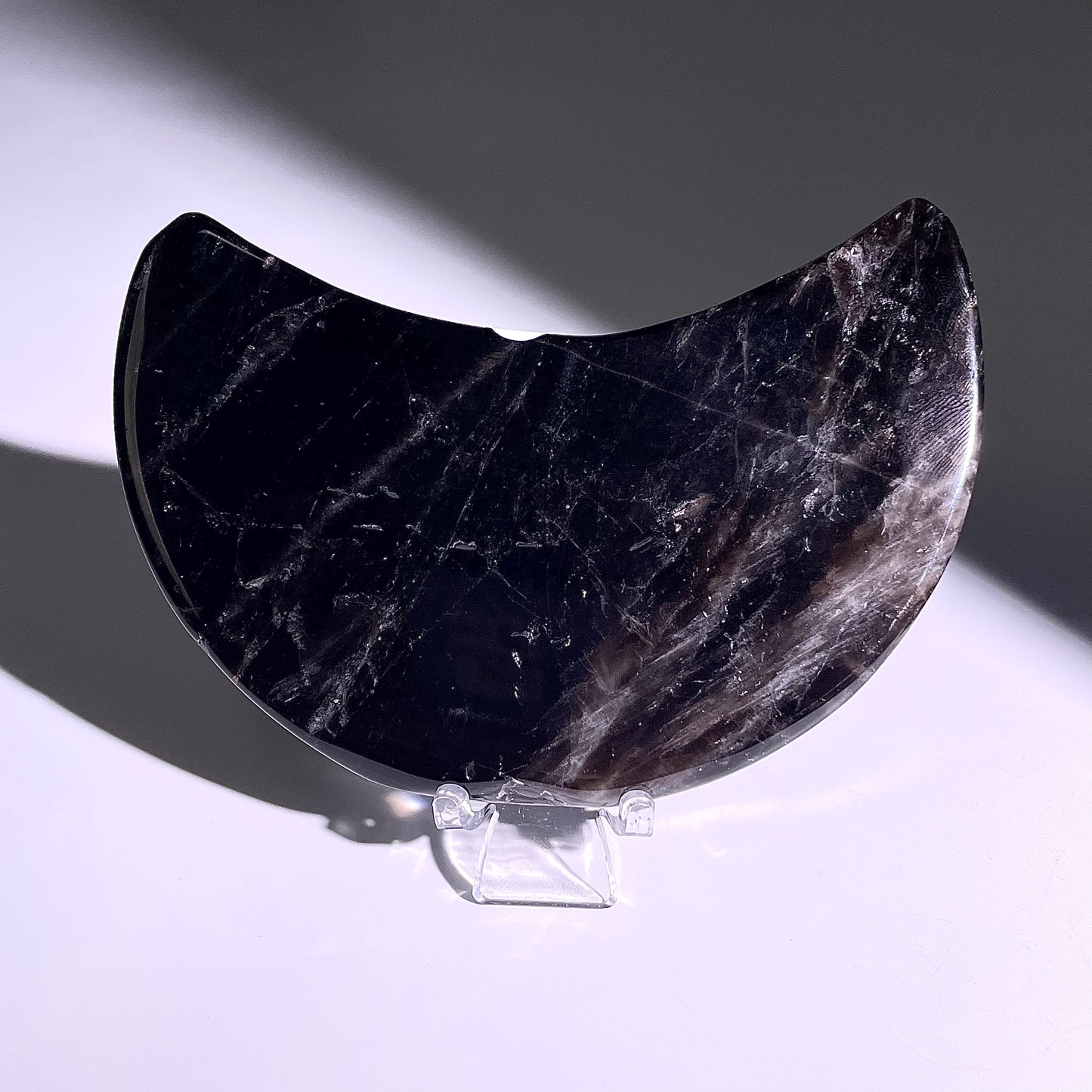 B393◇１点物◇モリオン  ムーン◇118×65×10mm◇天然石・鉱物・パワーストーン