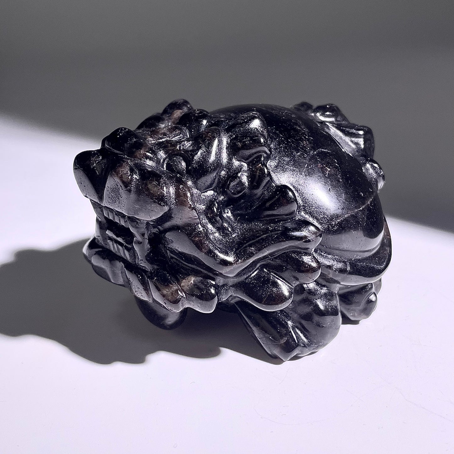 B401◇１点物◇モリオン  竜亀◇78×72×48mm◇天然石・鉱物・パワーストーン