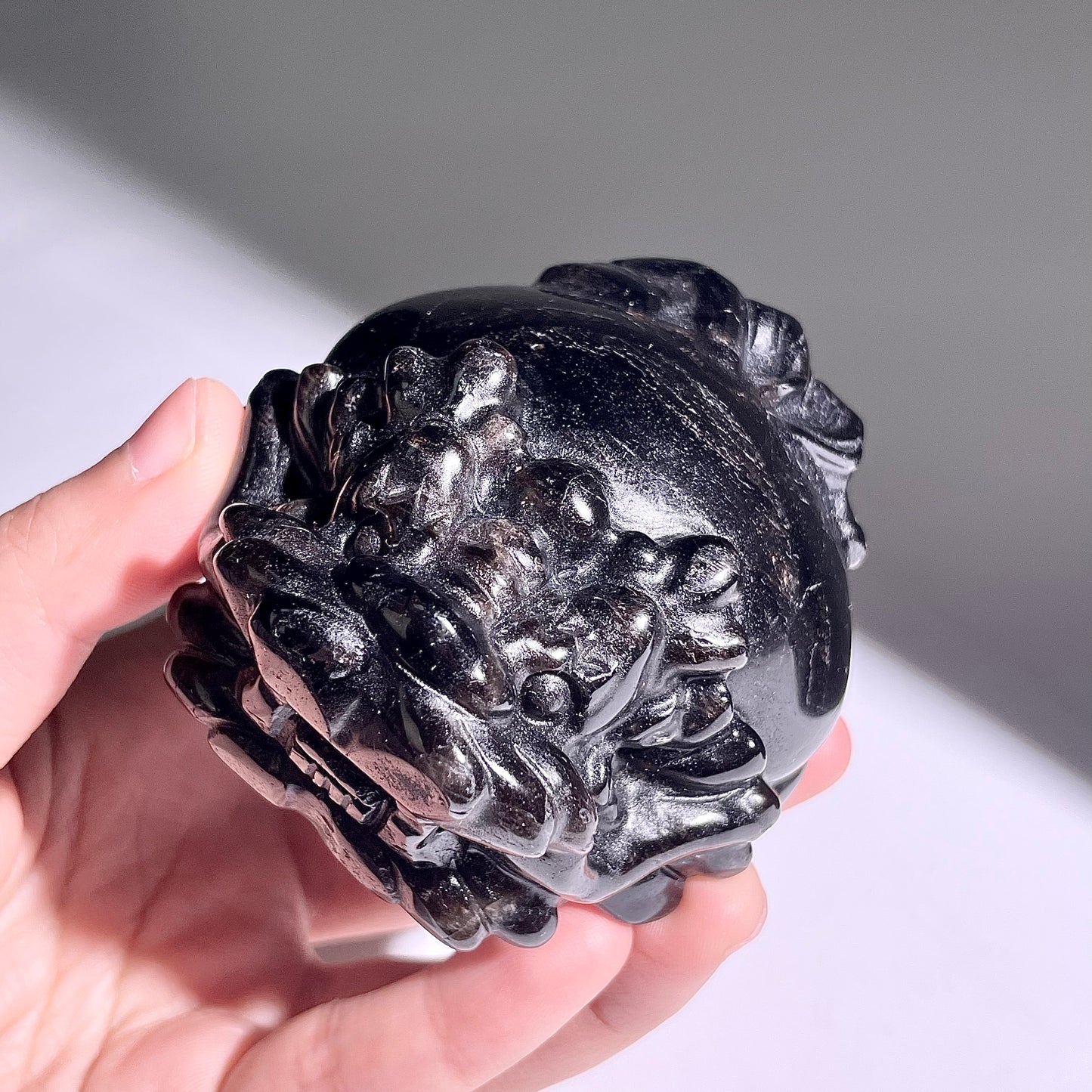 B401◇１点物◇モリオン  竜亀◇78×72×48mm◇天然石・鉱物・パワーストーン