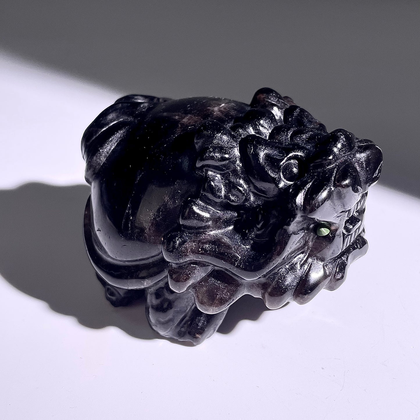 B402◇１点物◇モリオン  竜亀◇80×69×47mm◇天然石・鉱物・パワーストーン