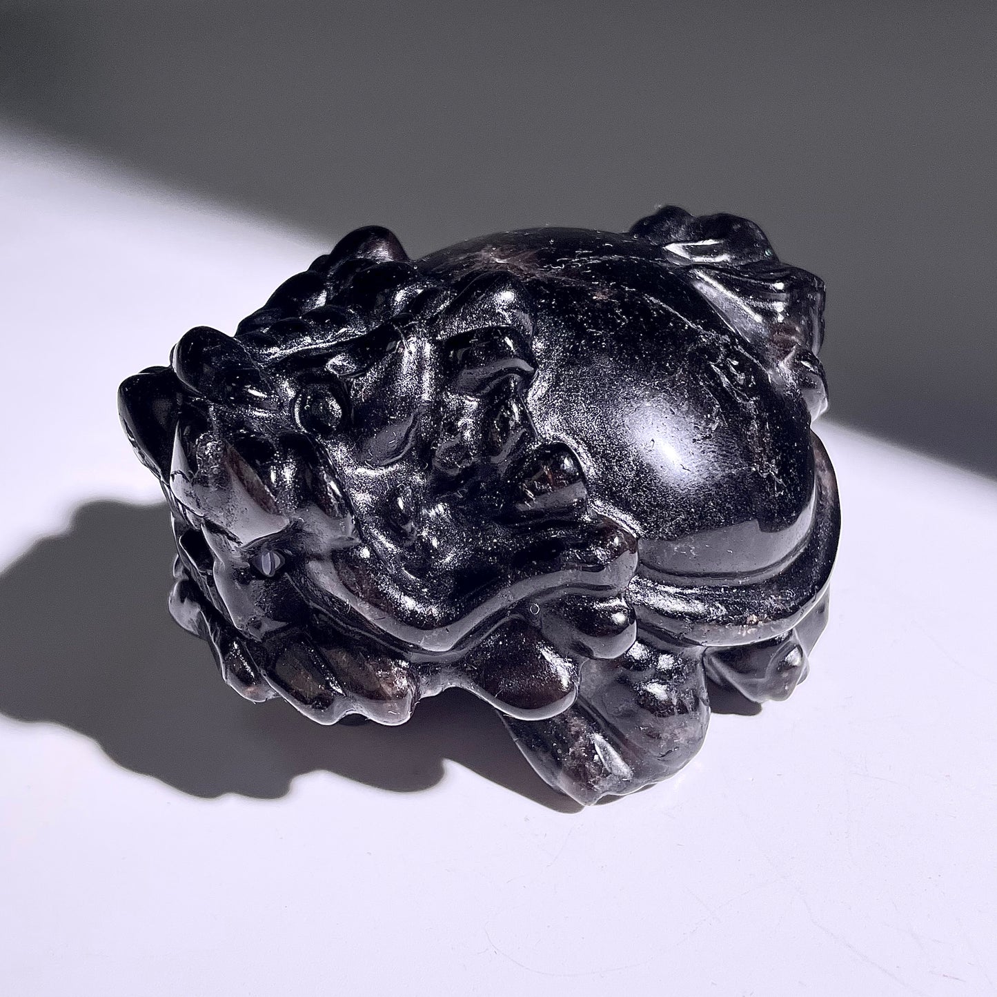 B402◇１点物◇モリオン  竜亀◇80×69×47mm◇天然石・鉱物・パワーストーン