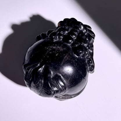 B402◇１点物◇モリオン  竜亀◇80×69×47mm◇天然石・鉱物・パワーストーン