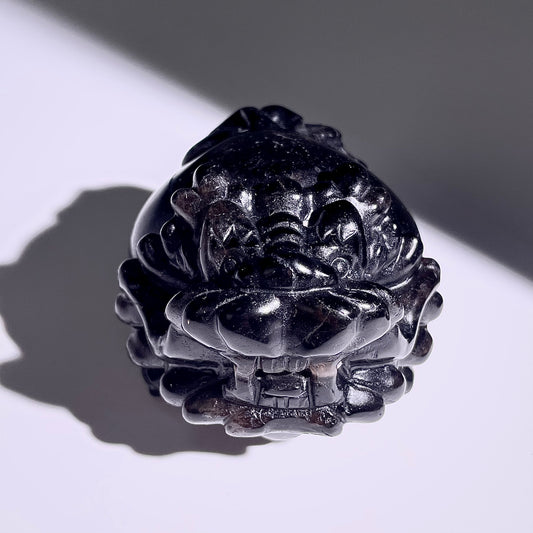 B403◇１点物◇モリオン  竜亀◇74×62×47mm◇天然石・鉱物・パワーストーン