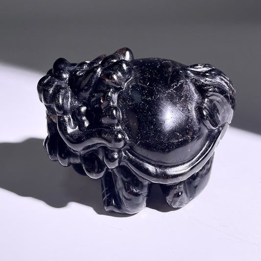 B403◇１点物◇モリオン  竜亀◇74×62×47mm◇天然石・鉱物・パワーストーン