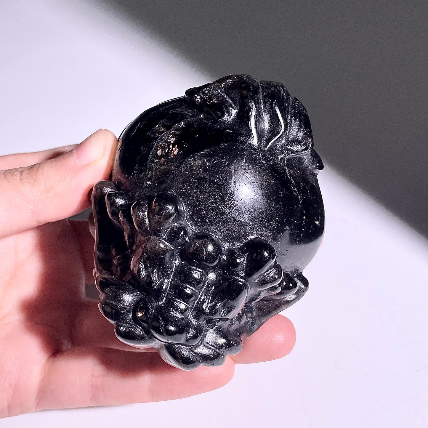 B403◇１点物◇モリオン  竜亀◇74×62×47mm◇天然石・鉱物・パワーストーン