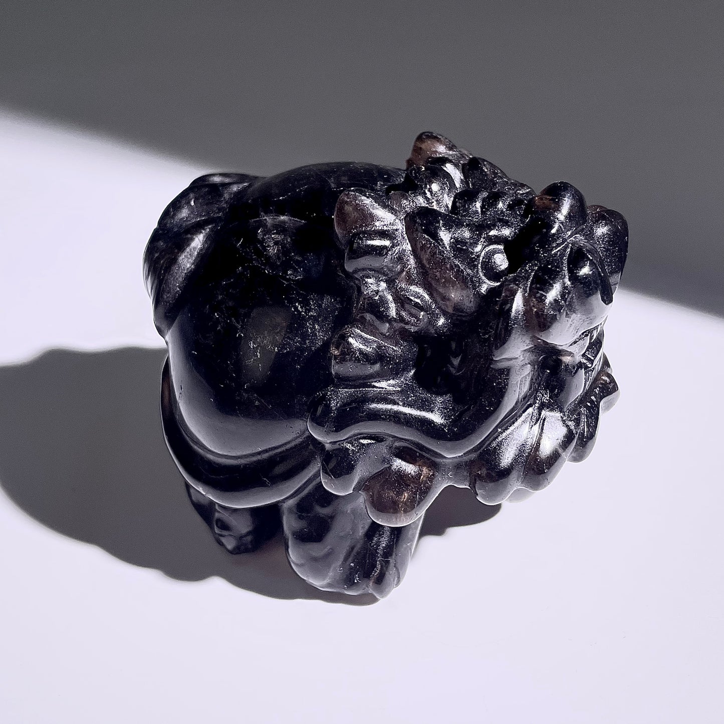 B404◇１点物◇モリオン  竜亀◇74×62×50mm◇天然石・鉱物・パワーストーン